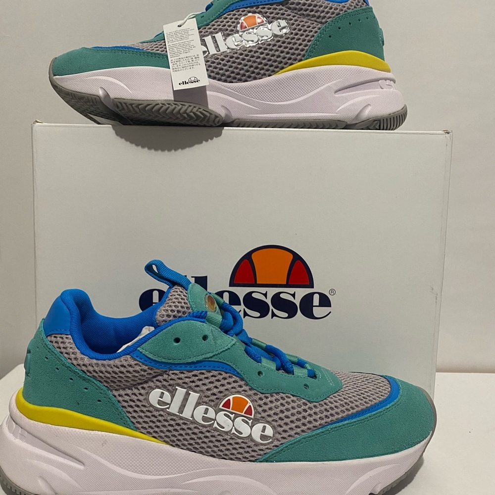 Ellesse Massello Text AM Opal Grey/ Sea Blue size 8